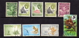 Basutulans Lesotho (1938-80) - George VI - Elizabeth II - Faune - Flore Neufs* Et Obliteres - 1965-1966 Autonomía Interna