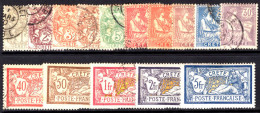 French Post Offices In Crete 1902-03 Set Mixed Mint And Used. - Nuovi