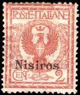 Nisiros 1912-21 2c Orange-brown Lightly Mounted Mint. - Egeo (Nisiro)