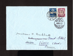 S4262-DANZIG-GERMANY-DEUTSCHLAND.OLD COVER DANZIG To BASEL (switzerland) 1937.WWII.Enveloppe Allemagne. - Lettres & Documents