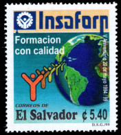 El Salvador 1999 Fifth Anniversary Of Salvadoran Institute For Professional Development Unmounted Mint. - El Salvador