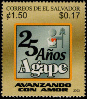 El Salvador 2003 AGAPE Unmounted Mint. - El Salvador