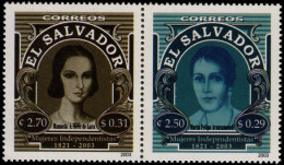 El Salvador 2003 Women Of The Independence Movement Unmounted Mint. - El Salvador