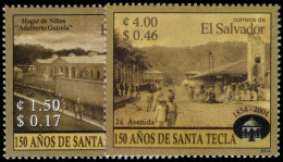 El Salvador 2004 150th Anniversary Of Santa Tecla Unmounted Mint. - El Salvador