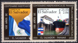 El Salvador 2004 Panama Independence Unmounted Mint. - El Salvador