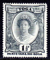TONGA - 1935 DEFINITIVE 1½d STAMP WMK W24 S/WAYS FINE MNH ** SG 56 - Tonga (...-1970)