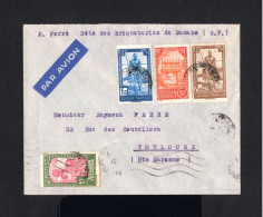 2103-FRENCH SUDAN-AIRMAIL COVER BAMAKO To MARSEILLE (france) 1934.WWII.ENVELOPPE AERIEN Soudan Français - Storia Postale