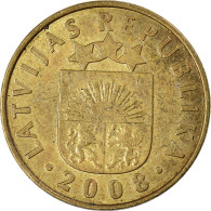 Monnaie, Lettonie, 10 Santimu, 2008 - Letonia
