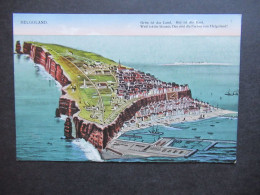 AK 1920er Jahre Helgoland Panorama / Grün Ist Das Land Verlag Sächs. Bazar E. Möckel, Helgoland (Oberland) - Helgoland