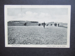 AK 1920er Jahre Helgoland Äußerste Spitze Von Der Düne Verlag Julius Simonsen Kunstverlag Oldenburg I. Hlst. - Helgoland