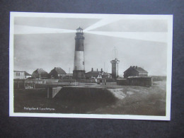 Foto AK 1920er Jahre Helgoland Leuchtturm Verlag Julius Simonsen Kunstverlag Oldenburg I. Holstein - Helgoland