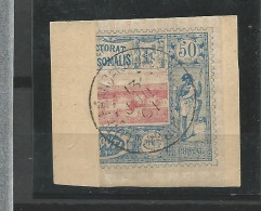 COTE DES SOMALIS N° 15c Moitiée Droite OBL  / Used - Oblitérés