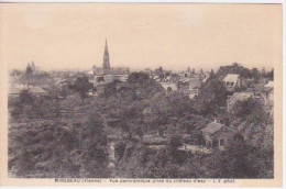 86 - MIREBEAU EN POITOU - PANORAMIQUE PRISE DU CHATEAU D'EAU - L.V. PHOTO - CPA PEU COURANTE - Mirebeau