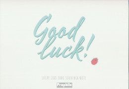 Alle Welt Souvenirschein-Folder Good Luck Bankfrisch 2020 0 Euro-Folder Good Luck - Mezclas - Billetes