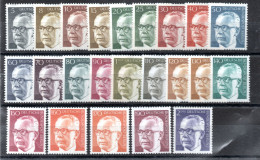 ALLEMAGNE / BERLIN /   SERIE N° 339 à 352 NEUF * * - Unused Stamps