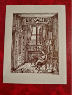 EX LIBRIS AUGUSTE SCHUH ALSACE X.FEUERSTEIN - Bookplates