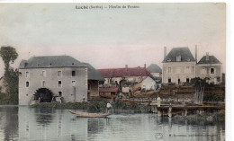 Luché-Pringé Animée Moulin De Ponton Moulin à Eau - Luche Pringe