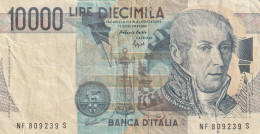 BANCONOTA - REPUBBLICA £10.000 - 10.000 Lire