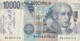 BANCONOTA - REPUBBLICA £10.000 - 10.000 Lire