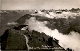 Stanserhorn - Blick Auf Vierwaldstättersee Und Die Alpen (3706) * Stempel 30. Juni 1949 - Stans