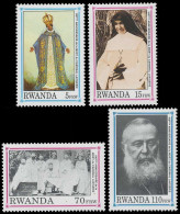 1388/1391** - 100e Anniv De La Mort Du Cardinal / 100e Verjaardag Van Het Overlijden Van Kardinaal - Lavigerie - RWANDA - Unused Stamps