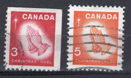 F0435 - CANADA Yv N°375/76 NOEL CHRISTMAS - Gebruikt