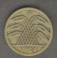GERMANIA 5 RENTENPFENNIG 1924 - 5 Renten- & 5 Reichspfennig