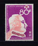 POLYNESIE FRANCAISE 1968 PA N°24 NEUF AVEC CHARNIERE DECOUVERTE DE TAHITI - Neufs