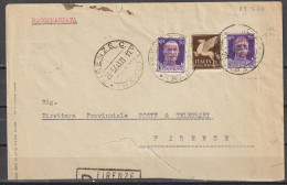 ITALY 1944 - Racc To Firenze 50Lire Overprinted - Eilsendung (Eilpost)