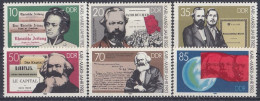 GERMANY DDR 2783-2788,unused - Karl Marx