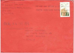 LETTERA PER ITALIA - Storia Postale