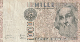 ITALIA REP. Banconota - 1000 LIRE "MARCO POLO" - 1000 Lire