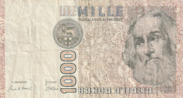 ITALIA REP. Banconota - 1000 LIRE "MARCO POLO" - 1000 Liras