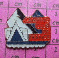 217 Pin's Pins / Beau Et Rare / MARQUES / TENTE CARAVANE CAMPING CLUB DE FRANCE - Judo