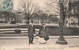 Scènes Parisiennes * N°731 * 1905 * La Province à Paris , En Attendant Le Tramway ! * Paris - Autres & Non Classés
