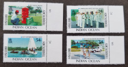 British Indian Ocean BIOT Services 1991 Postal Postbox Police Yacht (stamp) MNH - Territoire Britannique De L'Océan Indien