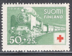 Finland 1944 A Single Stamp Issued For Red Cross Charity In Mounted Mint - Neufs