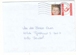 Belgique - Lettre De 2007 - Oblit Bruxelles - Avec Vignette Personalisé De Van Der Meeren Owen - - Storia Postale