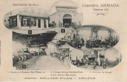 Bayonne * Garage Automobile Léandro ARMADA Avenue Maréchal Foch * Agence ROLLAND PILAIN AMILCAR - Bayonne