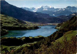 Lungernsee Mit Wetterhorngruppe (269) * 8. 5. 1970 - Lungern