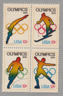 UNITED STATES 1976 Olympic Games / Innsbruck & Montréal: Block Of 4 Stamps UM/MNH - Hiver 1976: Innsbruck