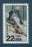 UNITED STATES 1988 Winter Olympic Games / Calgary: Single Stamp UM/MNH - Invierno 1988: Calgary