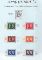 Gb 1940 CENTENARY Of Adhesive Postage Stamps (6)  As CYLINDER Singles - See Notes & Scans - Nuevos