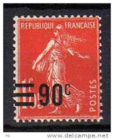 France Surcharge A Cheval Du N° 221  Luxe ** . - Unused Stamps