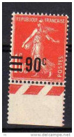 France Surcharge A Cheval Du N° 221  Luxe ** . - Unused Stamps