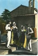 CPSM 84 PERNES COMTADINES ET TAMBOURINAIRES FOLK PROVENCAL - Pernes Les Fontaines