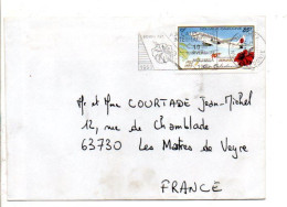 NOUVELLE CALEDONIE SEUL SUR LETTRE POUR LA FRANCE 1994 - Covers & Documents