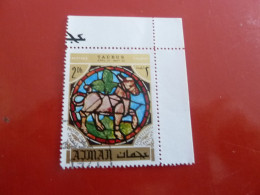 Ajman - N.D. Paris - Thirteenth Century - Taurus - 2 Dirhams - Postage  - Polychrome - Oblitéré - Année 1971 - - Astrologie