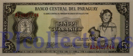PARAGUAY 5 GUARANIES 1963 PICK 195b UNC - Nicaragua