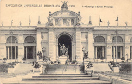 BELGIQUE - Bruxelles - Exposition Universelle Bruxelles 1910 - Le Quadrige Et Entrée Principale - Carte Postale Ancienne - Weltausstellungen